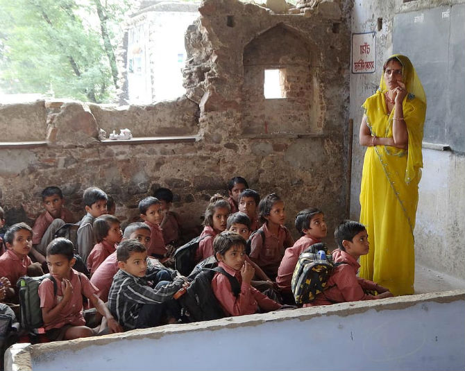 classroom india abhaneri