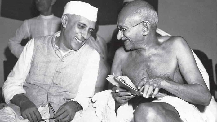 Nehru and Gandhi